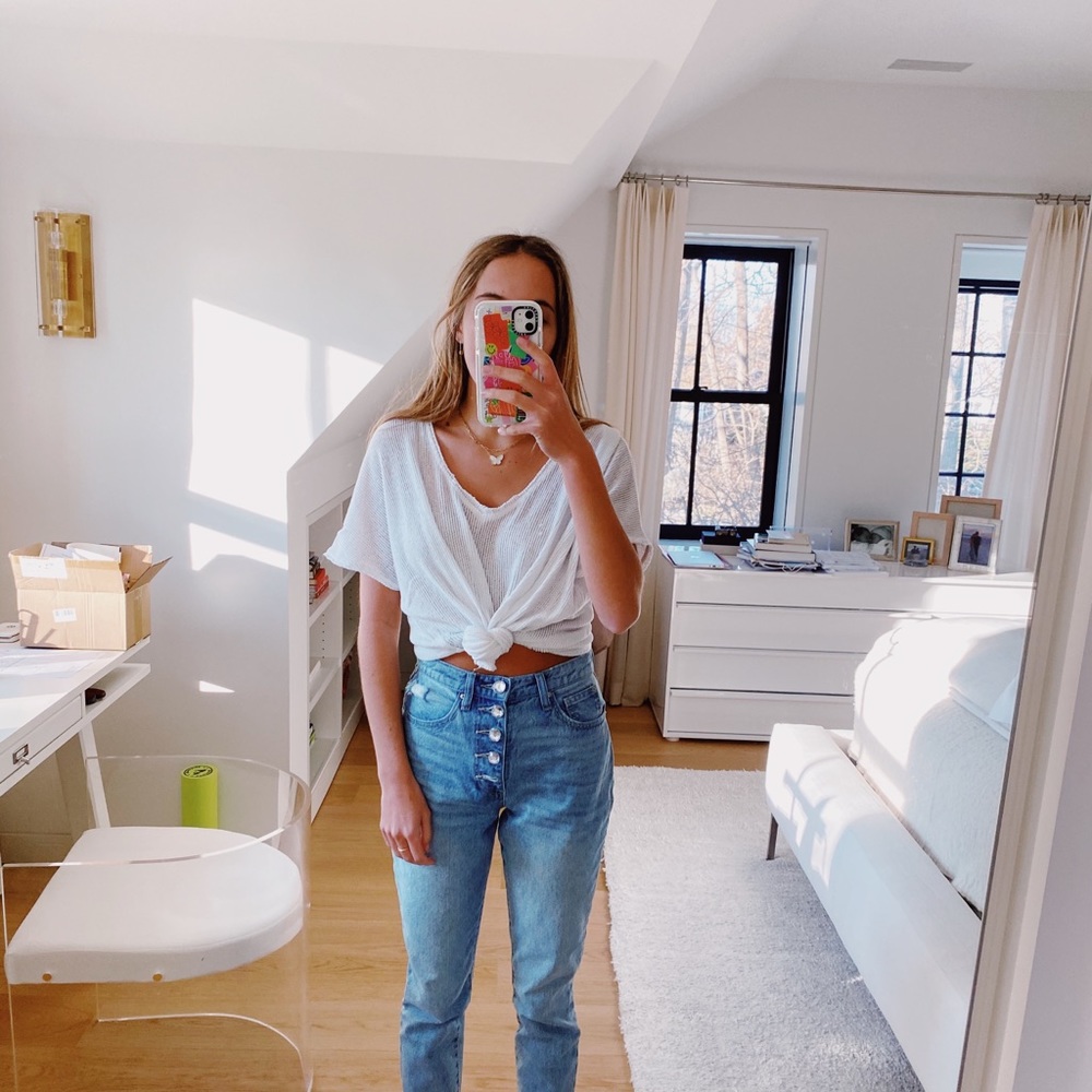urban outfitters white tee